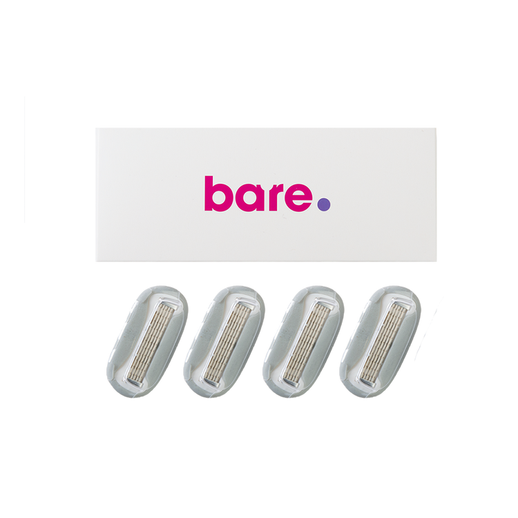 4-pack Bare razor blades