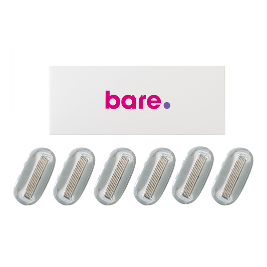 6-pack Bare razor blades